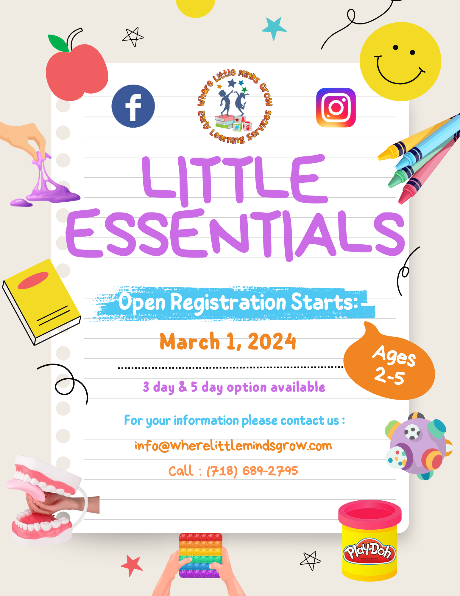 Little Essentials Fall Program